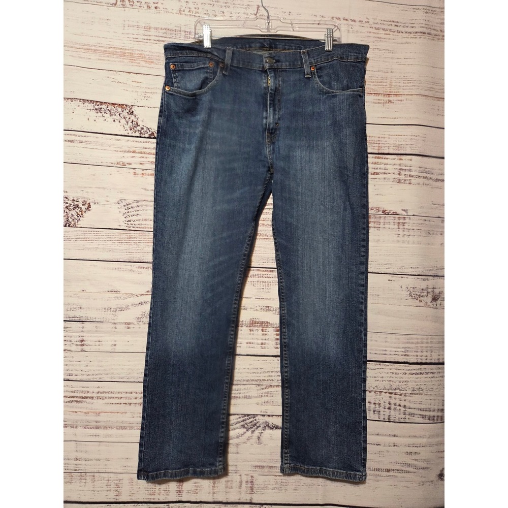 Levis 559 Relaxed Straight Jeans Mens 36x30 Medium Wash Blue Denim